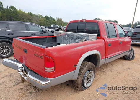 2000 Dodge Dakota Slt/Sport из США, поврежденный, VIN 1B7GG2AN5YS772669